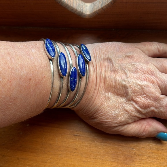 Jay king lapis sterling cuff - Picture 6 of 6
